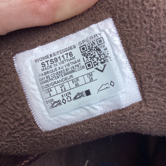 SPERRY Top Sider Saltwater Leather Waterproof Rain Duck Boots Womens 9 #91176 - Picture 9 of 10